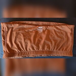 SKIMS Rust Brown Strapless Bandeau Top